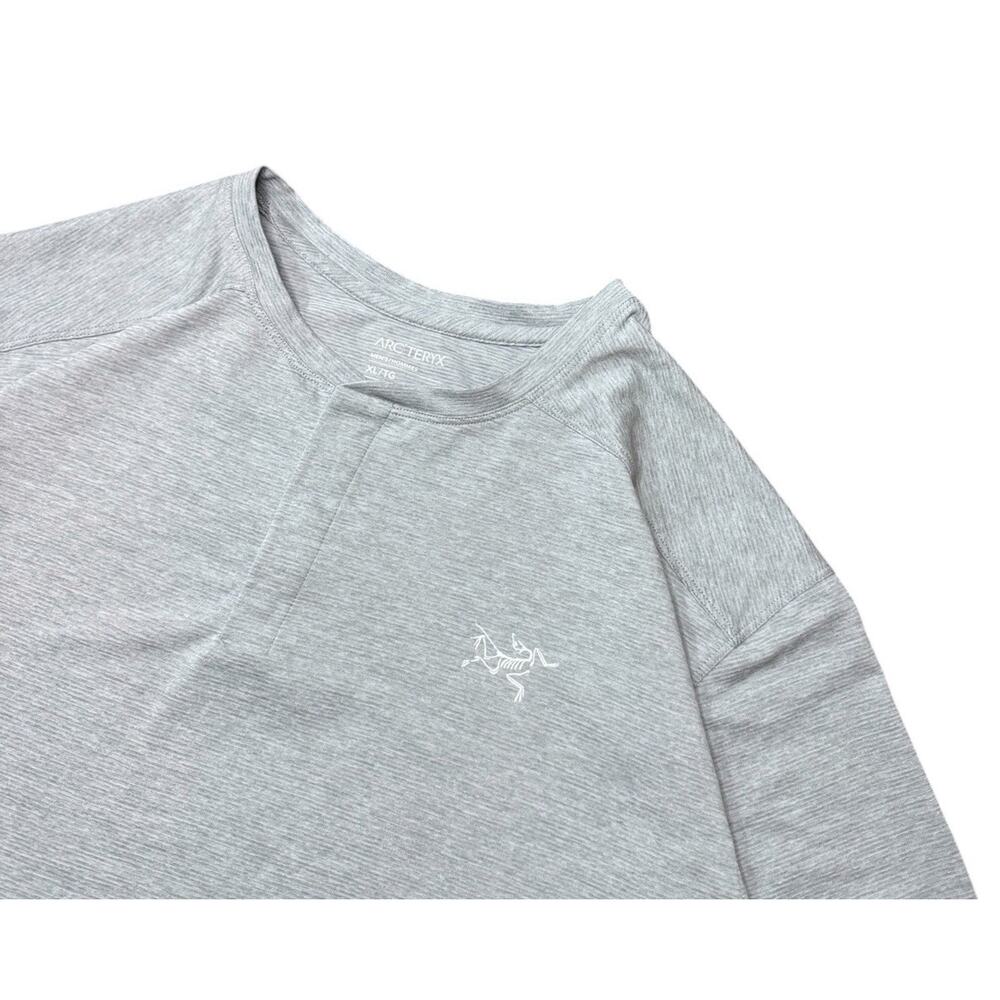 Arc’teryx Kadem Henley Short Sleeve Shirt Mens XL Gray Performance Trail Hiking
